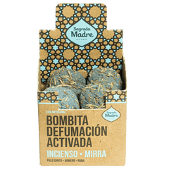 Bombitas Defumación Activada Incienso y Mirra - Sagrada Madre Chile