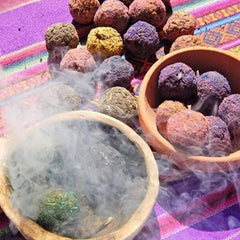 Bombitas defumación activada - Estoraque y Alcanfor - Universo Garden Angels Chile