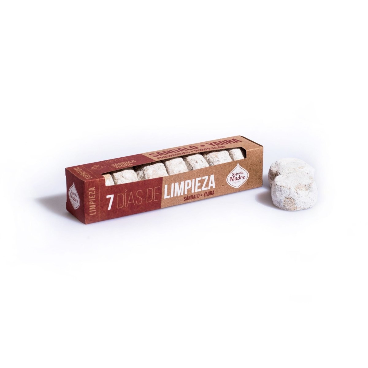 Pastillas 7 Dias de Limpieza Sandalo y Yagra - Sagrada Madre Chile