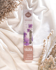Sahumerio Yagra Violetas y Lavandas - Sagrada Madre Chile